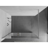 Mexen Kioto+ dušinurk riiuliga Walk-in 100 x 200 cm, peegel, kroom - 800-100-121-01-50