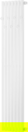Mexen Flux radiateur de salle de bain décoratif 1500 x 360 mm, 630 W, blanc - W127-1500-360-00-20