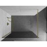 Mexen Kioto dušisein Walk-in 110 x 200 cm, grafiit 8 mm, kuldne - 800-110-101-50-40