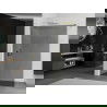Mexen Kioto douchewand Walk-in 120 x 200 cm, grafiet 8 mm, goud - 800-120-101-50-40