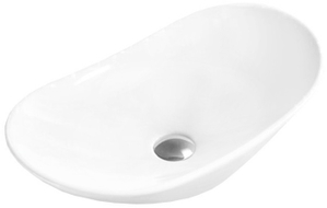 Mexen Gabi pealseinale paigaldatav kraanikauss 61 x 36 cm, valge - 21716100