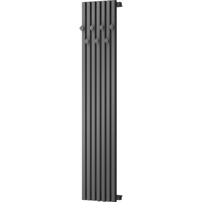 Mexen Flux dekorativer Badezimmerheizkörper 1500 x 360 mm, 630 W, Anthrazit - W127-1500-360-00-66