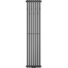 Mexen Flux decoratieve badkamerradiator 1500 x 340 mm, 630 W, antraciet - W127-1500-360-00-66