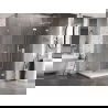 Mexen Lunar-F faltbare Duschkabine rechts 80 x 70 cm, transparent, weiß - 836-080-070-20-00-P
