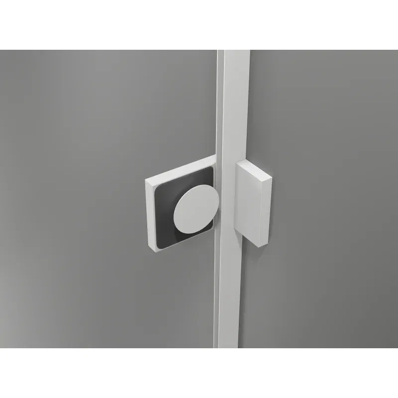 Mexen Lunar-F cabine de douche pliable droite 100 x 70 cm, transparent, blanc - 836-100-070-20-00-P