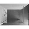 Mexen Kioto Walk-in Shower Screen 80 x 200 cm, Mirror 8 mm, Chrome - 800-080-101-01-50