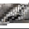 Mexen Lunar-F opvouwbare douchecabine rechts 100 x 90 cm, transparant, goud - 836-100-090-50-00-P
