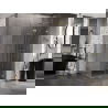 Mexen Lunar-F opvouwbare douchecabine rechts 100 x 90 cm, transparant, goud - 836-100-090-50-00-P