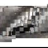 Mexen Lunar-F opvouwbare douchecabine rechts 100 x 90 cm, transparant, goud - 836-100-090-50-00-P