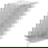 Mexen Lunar-F Duschkabine faltbar rechts 100 x 100 cm, transparent, gold - 836-100-100-50-00-P