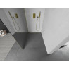 Mexen Kioto dušisein Walk-in 90 x 200 cm, peegel 8 mm, kuldne - 800-090-101-50-50