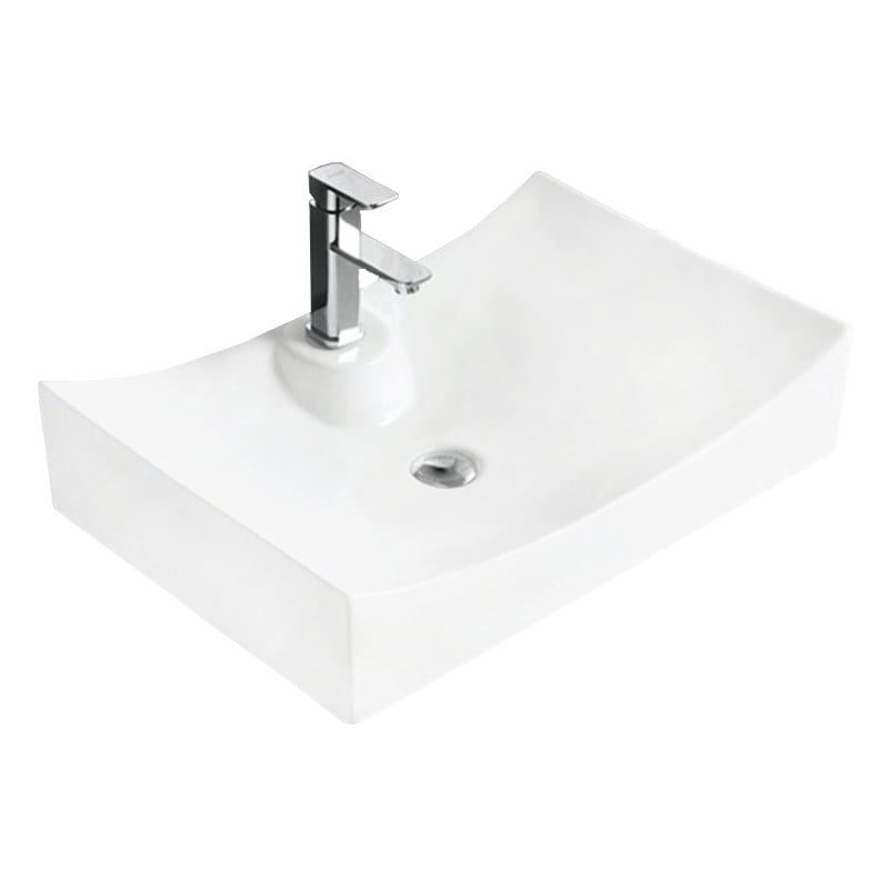 Mexen Gaja lavabo de sobreencimera 66 x 45 cm, blanco - 21726600