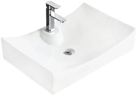 Mexen Gaja Aufsatzwaschbecken 66 x 45 cm, weiß - 21726600