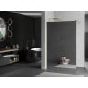 Mexen Kioto paroi de douche Walk-in 100 x 200 cm, miroir 8 mm, or - 800-100-101-50-50