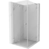Mexen Lunar-F L folding shower cabin left 80 x 80 cm, transparent, chrome - 836L-080-080-01-00-L