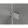 Cabine de douche pliante gauche Mexen Lunar-F L 90 x 80 cm, transparente, chrome - 836L-090-080-01-00-L