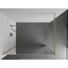 Mexen Kioto ścianka prysznicowa Walk-in 120 x 200 cm, lustro 8 mm, złota - 800-120-101-50-50