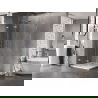 Mexen Lunar-F L opvouwbare douchecabine links 90 x 90 cm, transparant, chroom - 836L-090-090-01-00-L