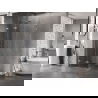 Mexen Lunar-F L opvouwbare douchecabine links 90 x 90 cm, transparant, chroom - 836L-090-090-01-00-L