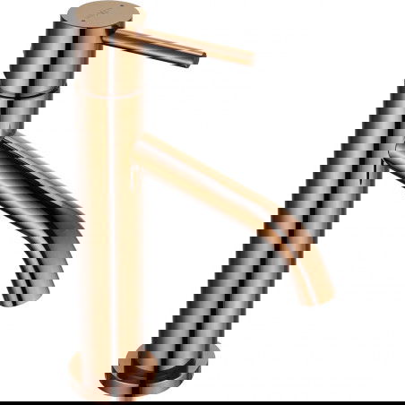 Mexen Rumba μπαταρία νιπτήρα, ροζ χρυσό - 73500-60