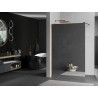 Mexen Kioto Walk-in Shower Wall 120 x 200 cm, Mirror 8 mm, Rose Gold - 800-120-101-60-50