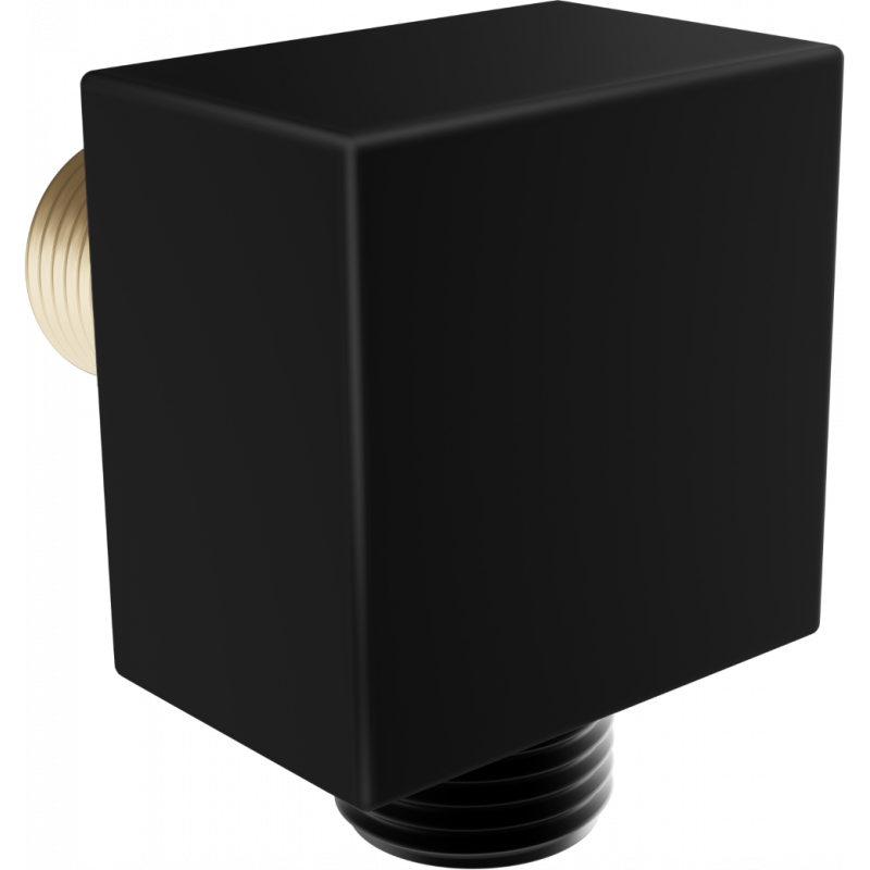 Mexen angled connector, black - 79345-70