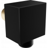 Mexen angular connector, black - 79345-70