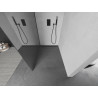 Mexen Kioto Walk-in Shower Screen 90 x 200 cm, Mirror 8 mm, Black - 800-090-101-70-50