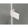 Mexen Lunar-F L cabine de douche pliante gauche 85 x 70 cm, transparent, blanche - 836L-085-070-20-00-L