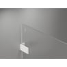 Mexen Lunar-F L cabine de douche pliable gauche 100 x 70 cm, transparent, blanc - 836L-100-070-20-00-L