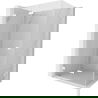 Mexen Lunar-F L vouwdeur douchecabine links 100 x 70 cm, transparant, wit - 836L-100-070-20-00-L
