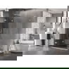 Mexen Lunar-F L vouwdeur douchecabine links 100 x 70 cm, transparant, wit - 836L-100-070-20-00-L