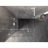 Mexen Lunar-F L klappbare Duschkabine links 80 x 80 cm, transparent, weiß - 836L-080-080-20-00-L