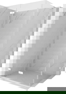 Mexen Lunar-F L cabine de duche dobrável esquerda 100 x 80 cm, transparente, branca - 836L-100-080-20-00-L