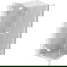Mexen Lunar-F L opvouwbare douchecabine links 100 x 100 cm, transparant, wit - 836L-100-100-20-00-L