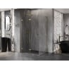 Mexen Lunar-F L cabine de douche pliante gauche 90 x 80 cm, transparent, doré - 836L-090-080-50-00-L