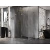 Mexen Lunar-F L cabine de douche pliante gauche 90 x 80 cm, transparent, doré - 836L-090-080-50-00-L