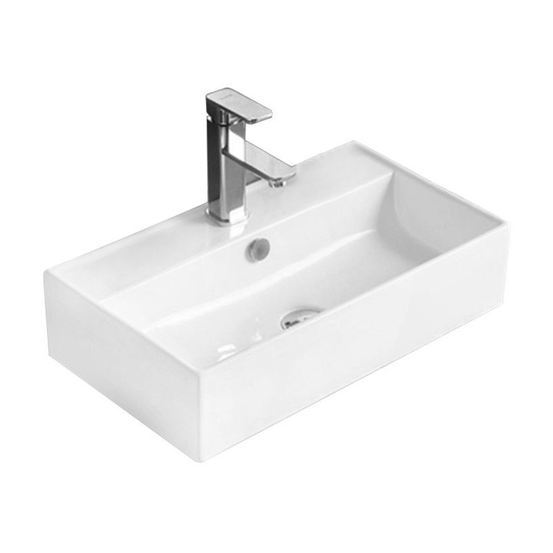 Mexen Alisa lavabo de sobreponer 55 x 32 cm, blanco - 21745500