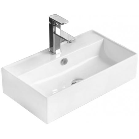 Mexen Alisa 55 x 32 cm pöydälle asetettava pesuallas, valkoinen - 21745500