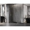 Mexen Lunar-F L cabine de douche pliante gauche 95 x 80 cm, transparent, or brossé - 836L-095-080-55-00-L