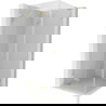 Mexen Lunar-F L vouwdeur douchecabine links 100 x 100 cm, transparant, goud geborsteld - 836L-100-100-55-00-L