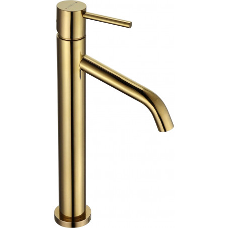 Mexen Rumba hoher Waschtischarmatur, gold - 73510-50