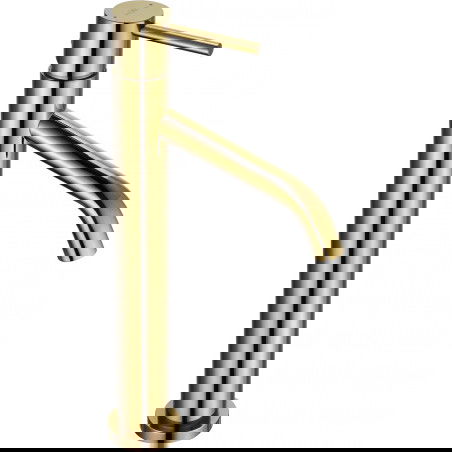 Mexen Rumba rubinetto alto per lavabo, oro - 73510-50