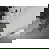 Mexen Kioto Duschwand Walk-in 50 x 200 cm, schwarzer Rahmen 8 mm, schwarz - 800-050-101-70-70