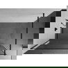 Mexen Kioto Duschwand Walk-in 50 x 200 cm, schwarzer Rahmen 8 mm, schwarz - 800-050-101-70-70