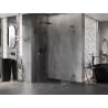 Mexen Lunar-F L cabine de douche pliante gauche 90 x 70 cm, transparent, gris canon brossé - 836L-090-070-66-00-L