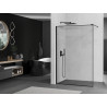 Mexen Kioto Walk-in Shower Wall 100 x 200 cm, Black Frame 8 mm, Black - 800-100-101-70-70