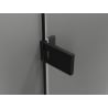 Mexen Lunar-F L cabine de douche pliante à gauche 90 x 90 cm, transparent, noir - 836L-090-090-70-00-L
