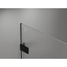 Mexen Lunar-F L cabine de douche pliante à gauche 90 x 90 cm, transparent, noir - 836L-090-090-70-00-L