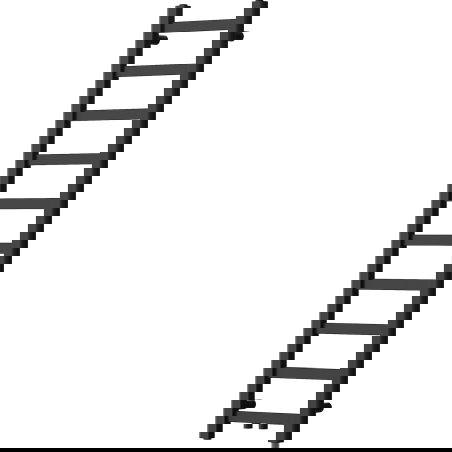 Mexen Bolt radiador de baño 1200 x 300 mm, 240 W, negro - W126-1200-300-00-70